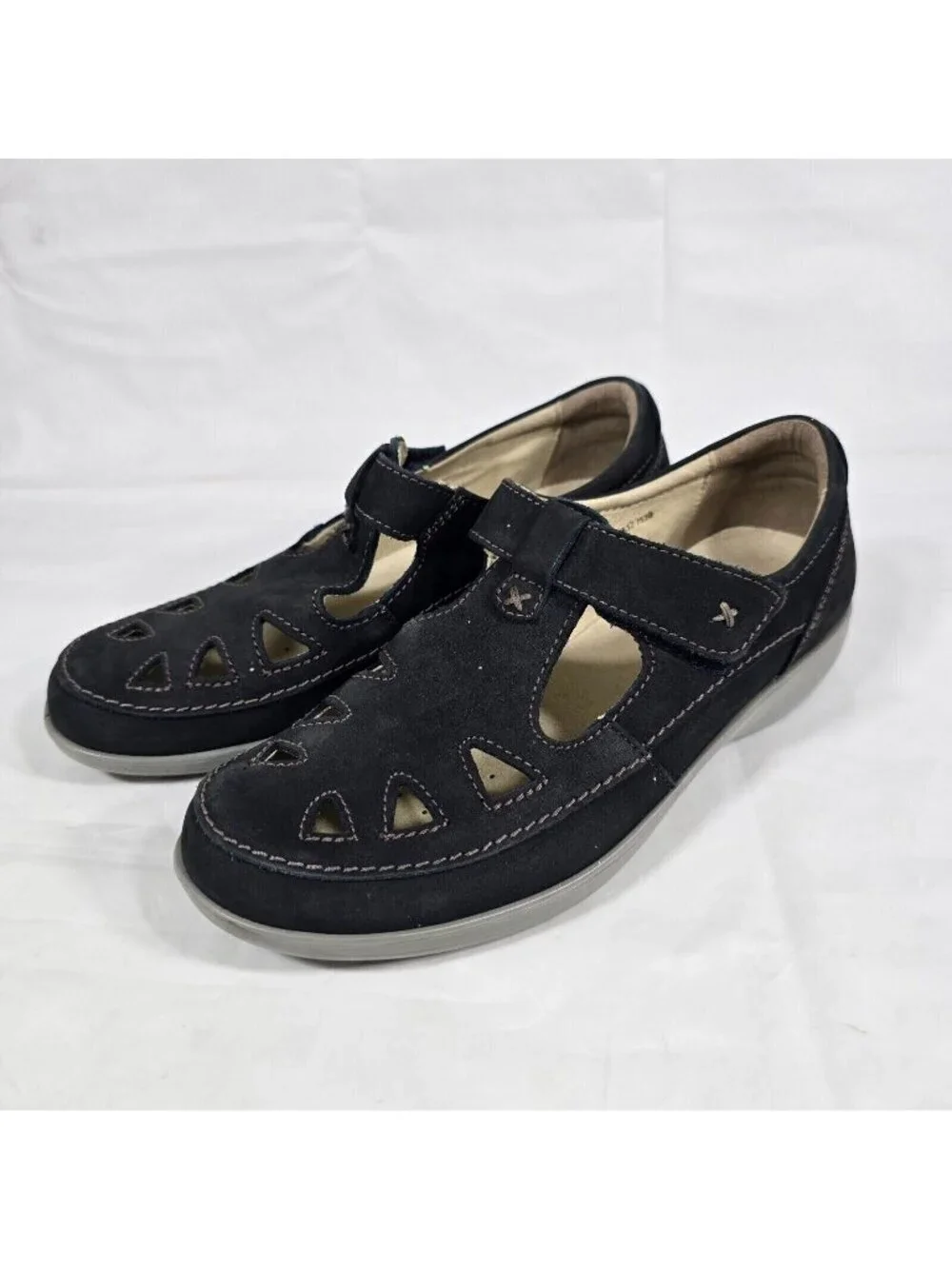 Umberto Raffini Women Irelyn Mary Jane Shoes Size 6 US Blue Leather Comfort